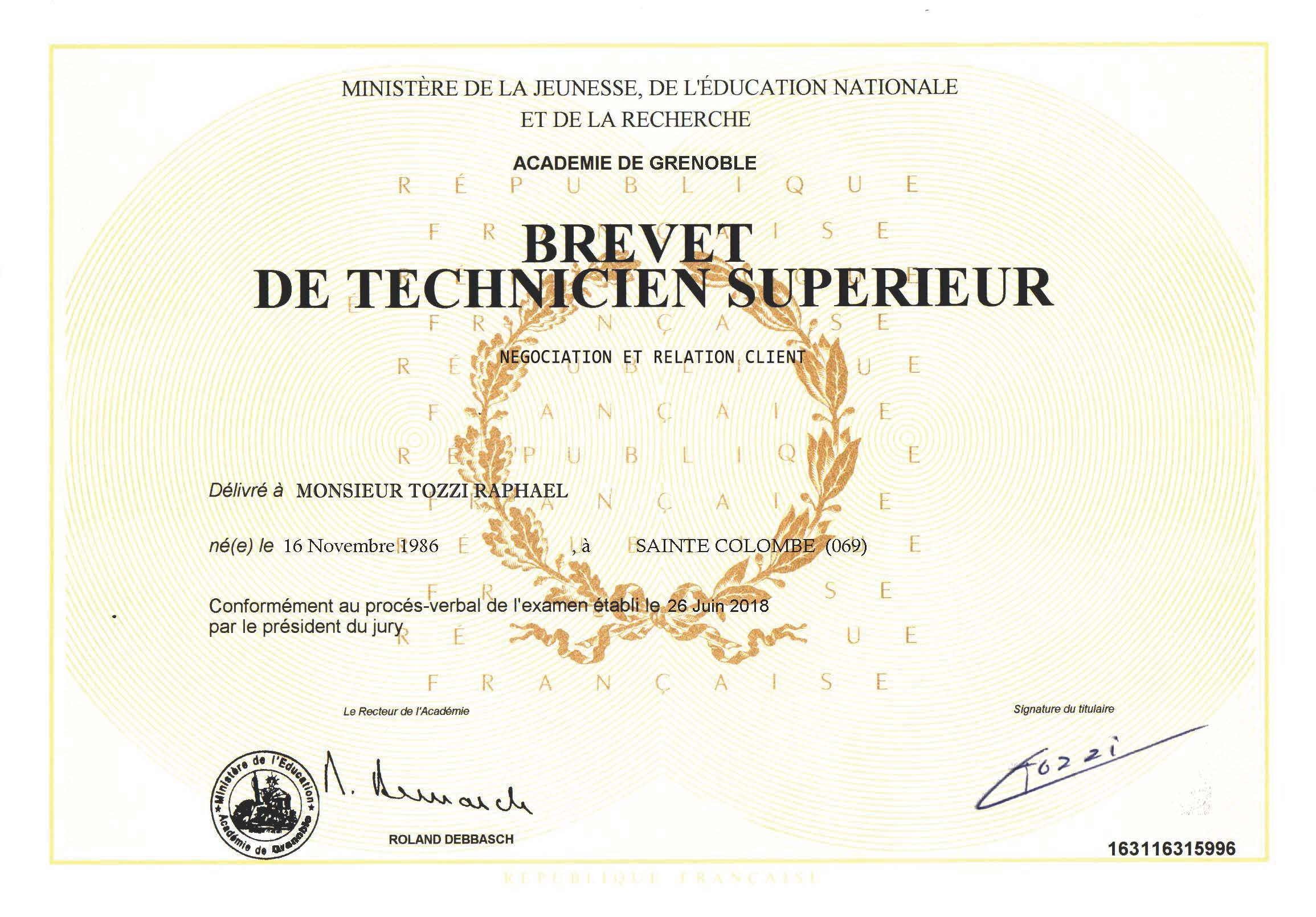 Diplôme BTS Négociation Relation Client